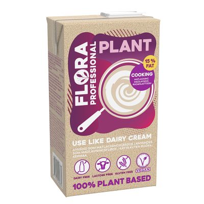 Vegetable cream FLORA 15%, 1 L